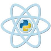 React to Python logo