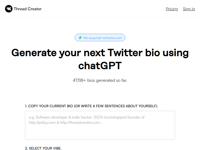TwitterBio logo